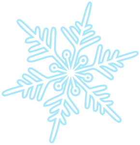 winter drinks - snowflake